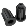 FINBe Caster Stem Inserts Plastic Caster Socket Black Caster Rod