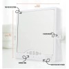 Onyx Shower Mirror with Speaker and Bluetooth Controls, Water Resistant,