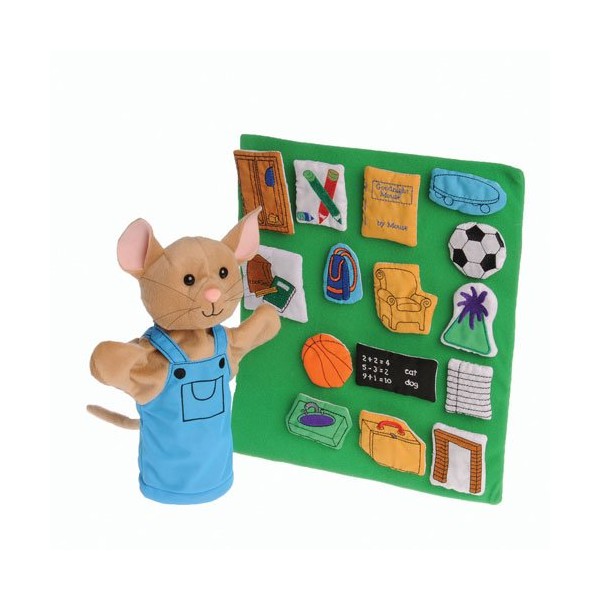 Constructive Playthings If You Take A Mouse to School Puppet Set (17 pcs.)