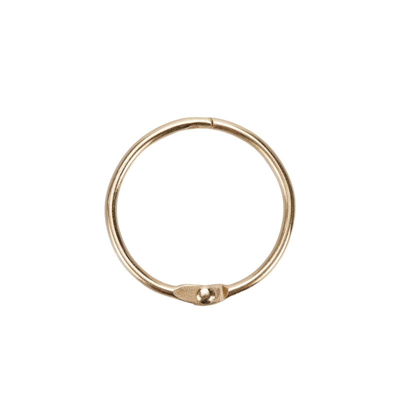 Xiaoyztan 50 Pcs Loose Leaf Opening Ring Buckles Note Book