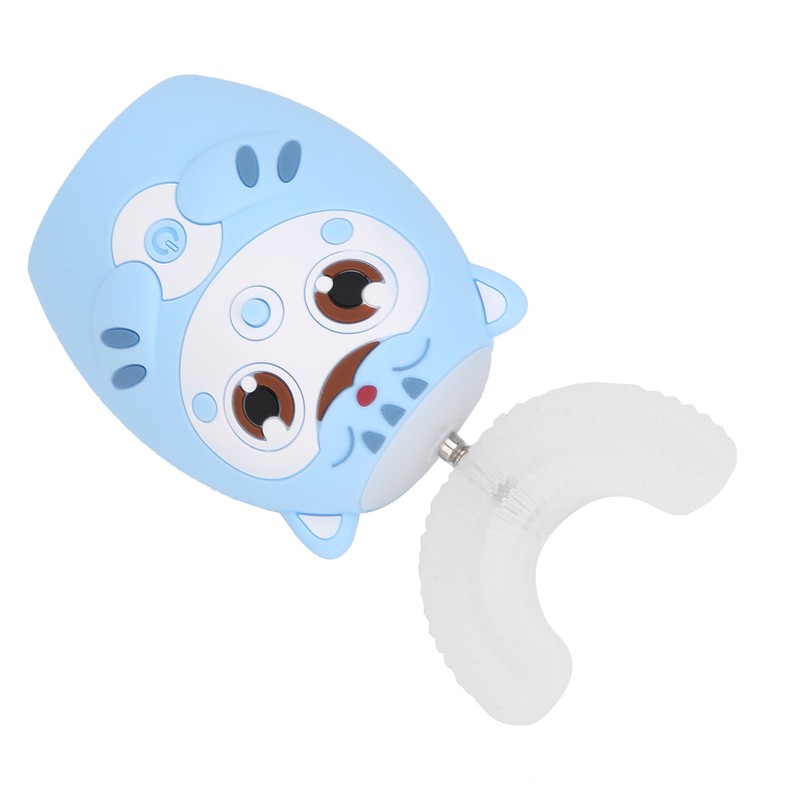 U Shaped Automatic Toothbrush Cartoon Ultrasonic Toothbrush Oral Cleaning Brush