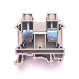 Dinkle DIN Rail Terminal Blocks 10 Quantity DK16N Dinkle 3 AWG Gauge 100A 600V UL