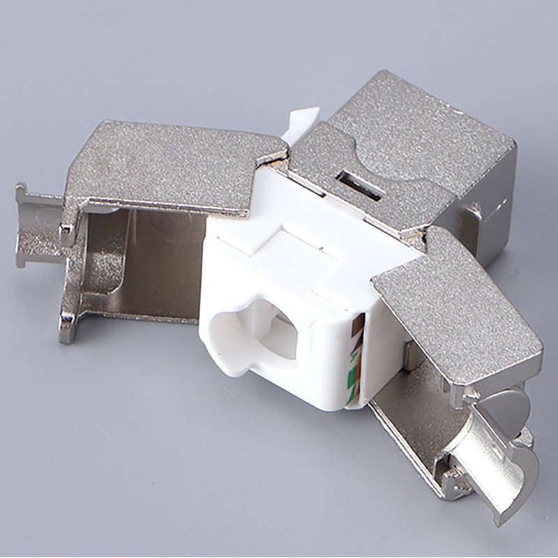 tunghey CAT7 Keystone Jack, RJ45 Keystone Shielded Coupler, Shielded Female