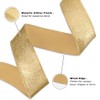 Gold Ribbon for Christmas Tree Gold Christmas Ribbon Wired Glitter