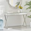 Christopher Knight Home Nikita Modern Glam Console Table Tabletop, Mirror,