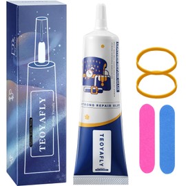 Fabric Glue 2oz(60g) Permanent Clear Washable Clothing Glue for All Fabrics, Cotton, Flannel, Denim, Leather, Polyester, Doll Repair, 24 Hours Dry and Waterproof.