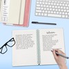 Lined Spiral Journal Notebook, A5 Hardcover Leather Notebook for Work,