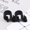 50pcs Irrigation Tubing Clips Wire Cable Clamps Adjustable Stand S