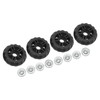 4Pcs Luggage Swivel Wheels Low Noise Sturdy Lightweight Heat Insulation