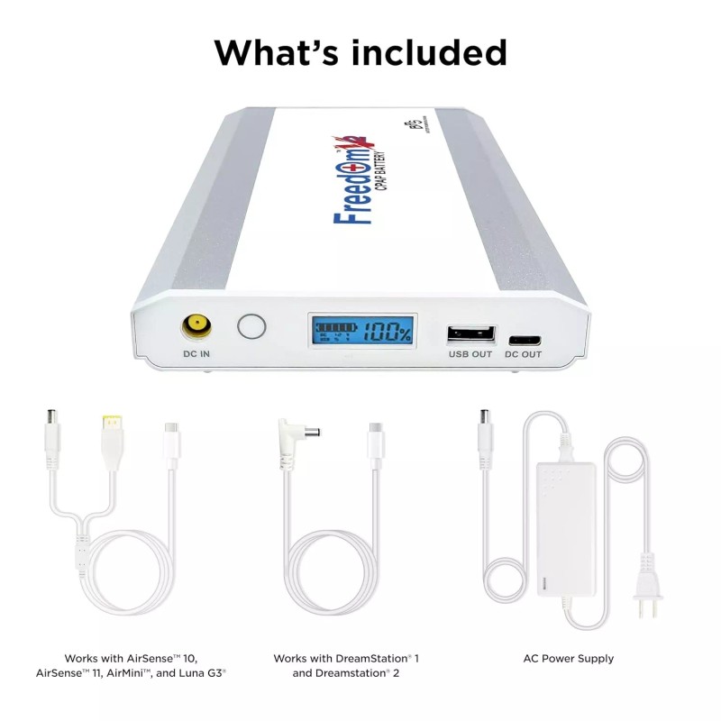 cpaphero freedom V2 CPAP Battery Backup Power Supply for Camping,