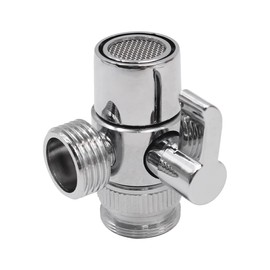 VOANZO 3-Way Tap Diverter Shower Adapter for Bath Taps Diverter Valve Switch for Kitchen Bathroom Faucet -M22 M24