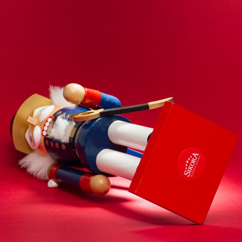 Sikora NK-A Decorative Wooden Nutcracker Figure, Various Designs, 2 Sizes,
