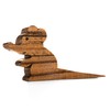 Door Stopper Wooden Hand Carved Wedge Decorative Door Stop for