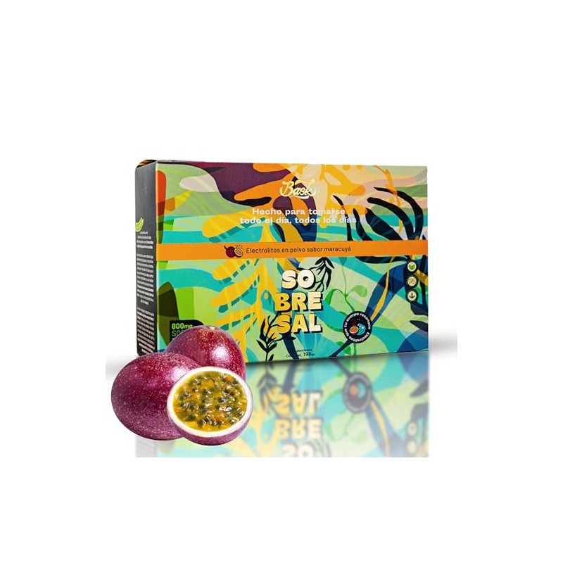 Electrolitos en Polvo con Sabor Bask Caja de 20 Sobres