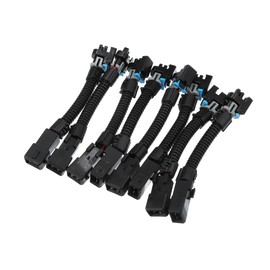 X AUTOHAUX Fuel Injector Harness Connector Adapter for LS1/6 LT1 EV1 Injector Harness to LQ4 LQ9 4.8 5.3 6.0 Injectors