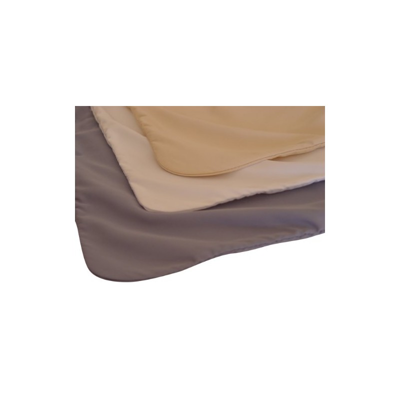 Dust Mite- and Allergen-Proof Pillow Sham; “Premium Microfiber” (Queen; Blue/Gray)