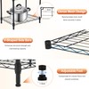 Whitmor 5 Tier Storage Shelves, Heavy Duty Metal Shelving, 400