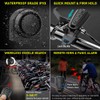 PADONOW Wireless Remote Bike Alarm: 115dB Super Loud Bicycle Vibration