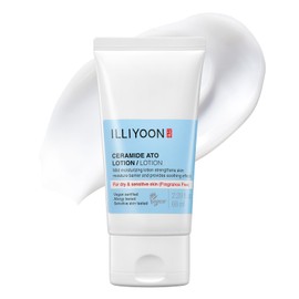 Illiyoon Ceramide Ato Lotion | Lightweight Moisturizer for Dry & Sensitive Skin, Barrier Repair for Face and Body, Mild for Babies, Vegan Certified, Korean Skincare, 2.29 fl.oz.