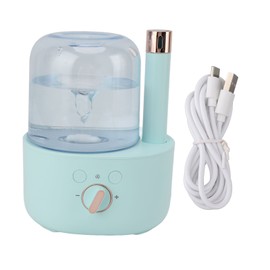 Waterspout Aroma Humidifier Multifunctional One Piece Design Mute USB Essential Oil Diffuser for Car Office Room Bedroom Green