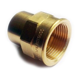 Brass Plumbing Fittings for Solder with Copper Pipes 18mm x 1/2" inch Female BSP