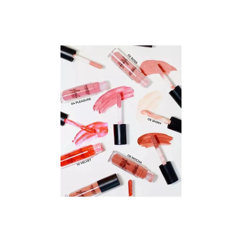 Labial Lip Gloss Con Acido Hialuronico Colorton Tono Cleary