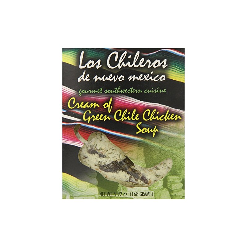Los Chileros Cream of Green Chile Chicken Soup, 5.92 Ounce