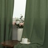 Olive Green Boho Curtains 84 Inch Length for Living Room
