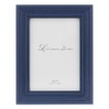 Lawrence Frames 746657 5x7 Durham Weathered Navy Blue Wood Picture