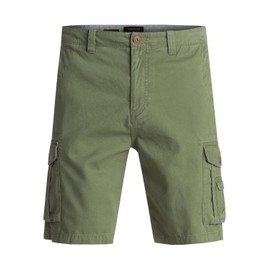 Quiksilver Mens Crucial Battle Shorts, Green, XS EU
