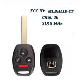 New For 2008 -2012 Accord Coupe 2010-2012 Accord  Crosstour Remote Key Fob