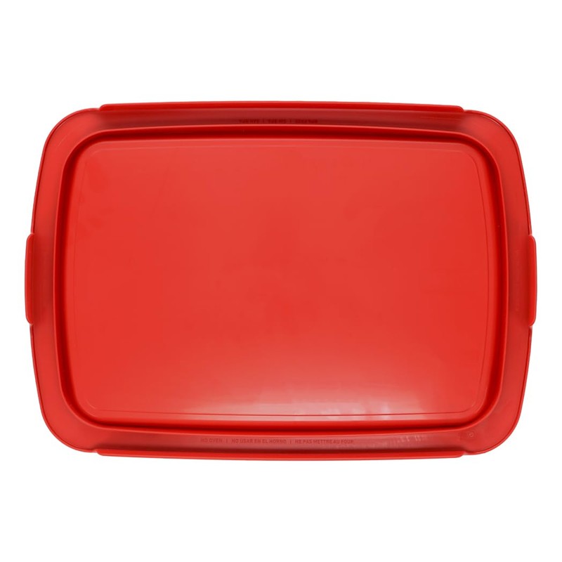 Pyrex C-233-PC 3qt Poppy Red Easy Grab Replacement Food Storage