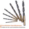 Misuyue 6pcs Metal Drill Bits, 5mm HSS Drill Bit Sets,