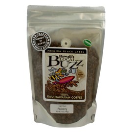Hawaii's Local Buzz Premium Black Label Peaberry, Light Roast, 7 Ounce