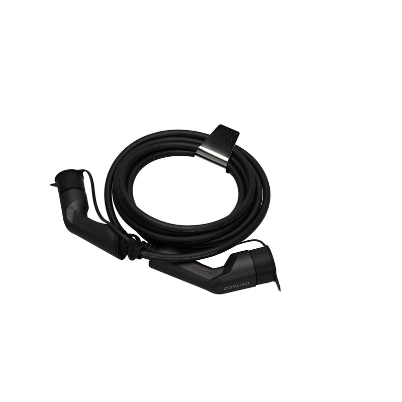 DELTACO Wall Mount for EV Charging Cable, Holder for Charging