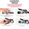 Pro Stunt Scooter Grips,Extra Long 150/165/180mm with Easy Cutting Lines