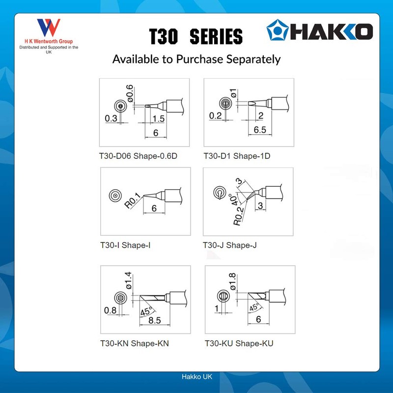 Hakko Lötkolbenspitze, T30-I