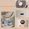 SYBOYEGE 3-Speed USB Desktop Fan with 3600mAh Battery | Quiet