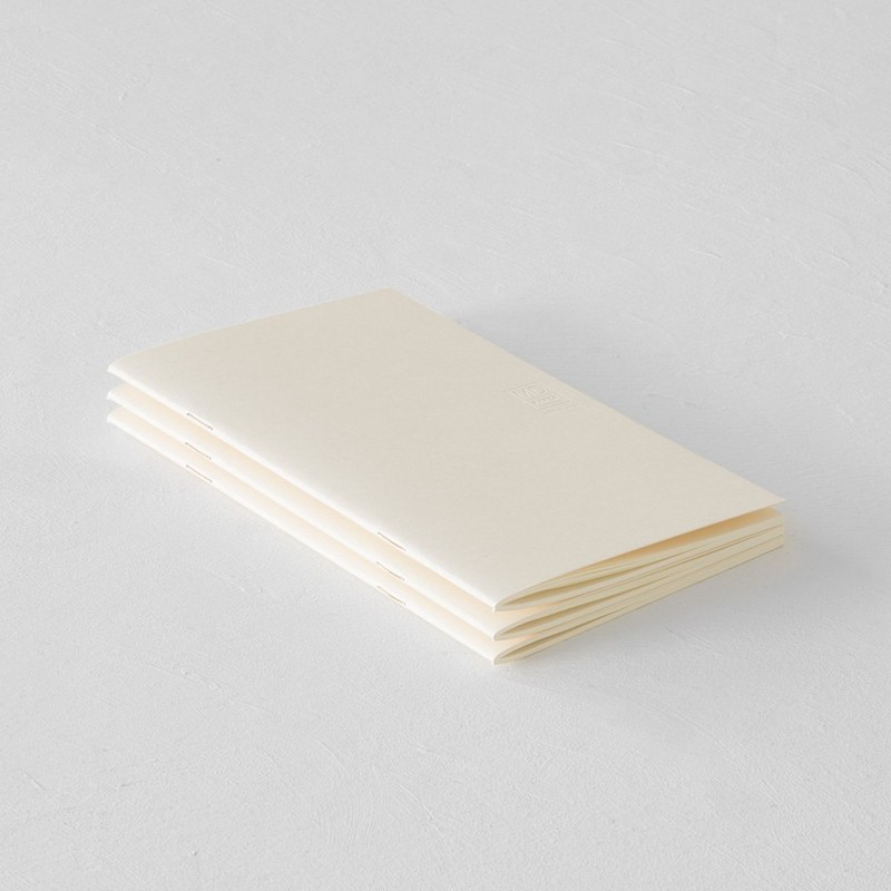 Midori 15209006 MD Notebook, Light, New Book, Unruled, 3 Books