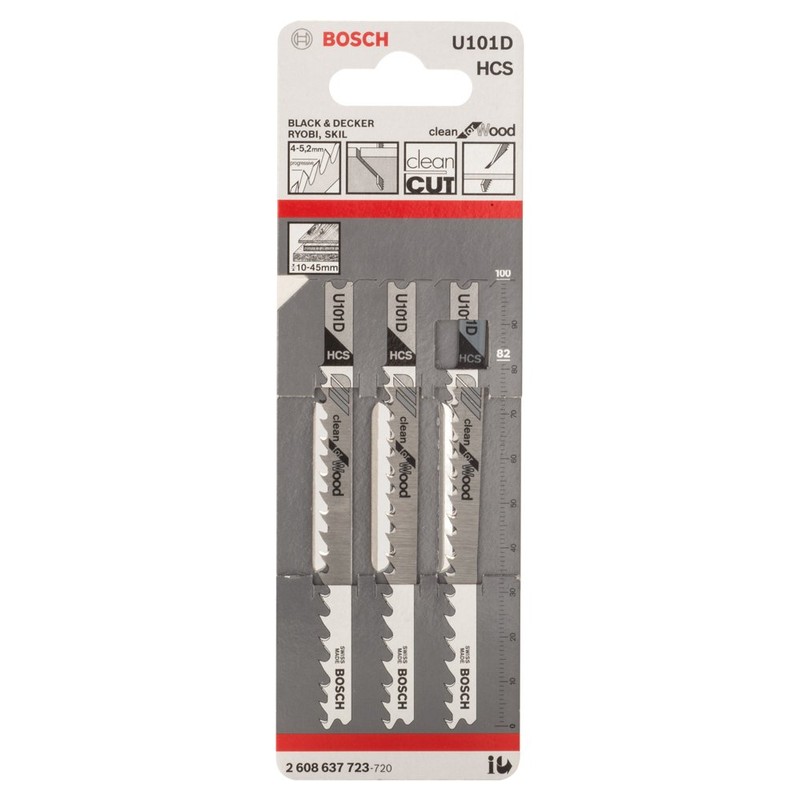 Bosch 2608637723 Jigsaw Blade U 101 D