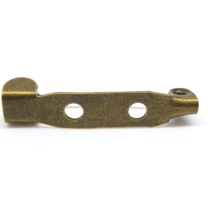 Antique Tone Brooch Pin Set of 100 15 mm ~