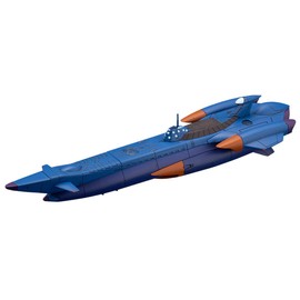 Nadia of the Sea of Fushigi KP548 All-Purpose Submarine, Nautilus, Total Length: Approx. 6.0 inches (152 mm), 1/1000 Scale, Plastic Model