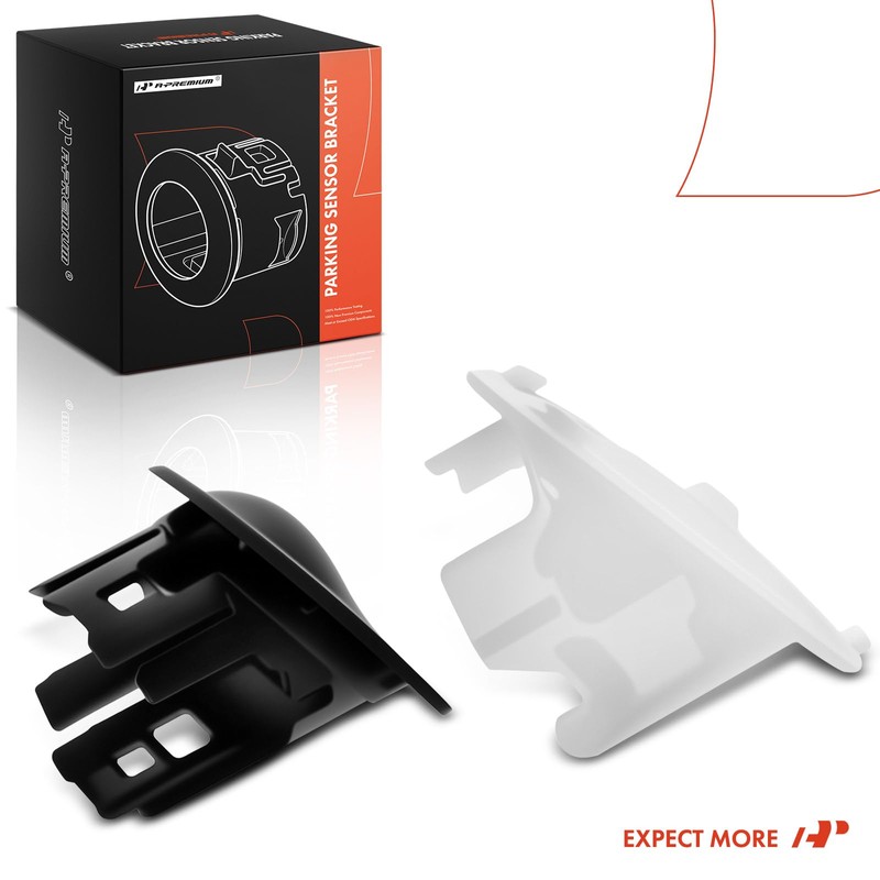 A-Premium 2-PC Rear Outer Left Parking Assist Sensor Retainer Bezels