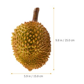 Gadpiparty Artificial Imitation Durian Fruit Decorations Fake Fruit Simulation Durian Table Centerpieces for Party Durian Model Artificial Durian Decoration Artificial Fruit
