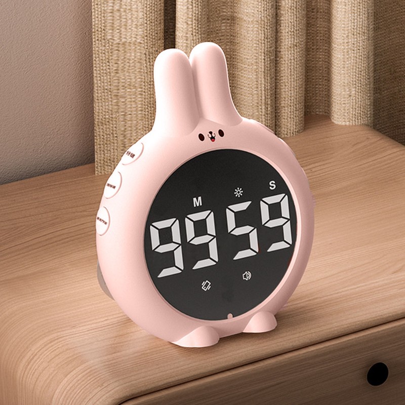 Cute Digital Timer Multifunctional High Accuracy Magnetic Kids Countdown Timer