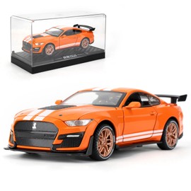 WAKAKAC Shelby GT500 Desktop Decoration, Collectible Model for Home Decor, Exquisite Ornament, Orange