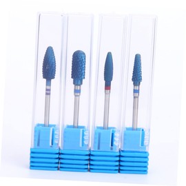 FOMIYES Nail Art Accessories Nail Accessories Nail Art Drill Bits Japanese Hair Stick Nail Drill Bits Microphone Protector Manicure Nail Bits Nail File Drill Bit Tools Nail Supplies Metal