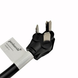 Parkworld 62718 AC Power Adapter Cord NEMA 10-30P Male to TT-30R RV 30A Outlet, 125 Volt 1.5FT