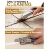 Matework 6 in 1 Caulking Tool, Stainless Steel Caulk Remover