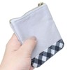 Marimo Craft DBM-3121 Miffy Diagonal Check Series Mini Flat Pouch/Character